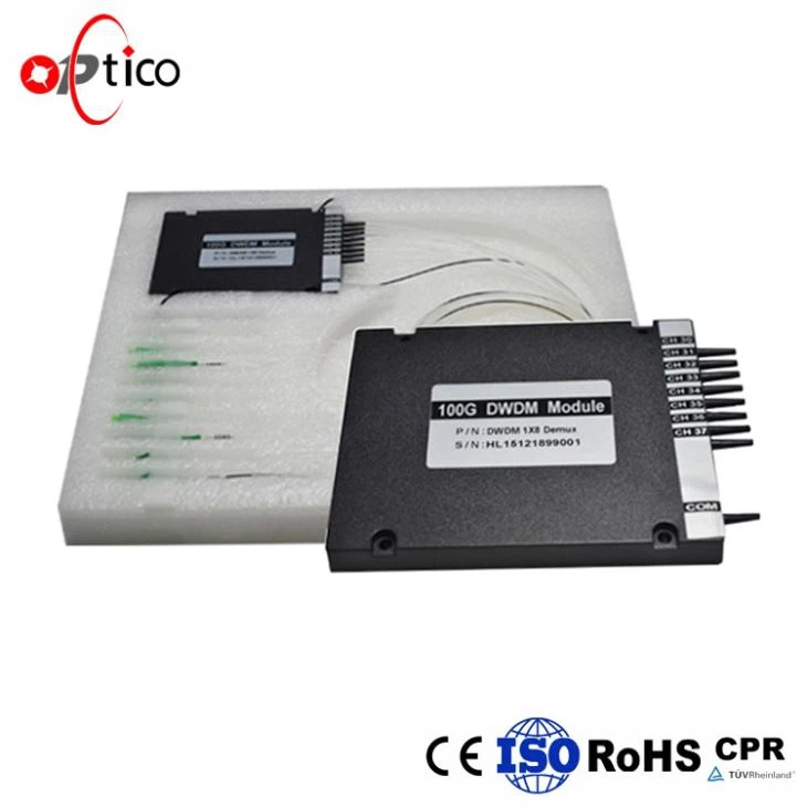 DWDM Mux Demux 8 Channel Device