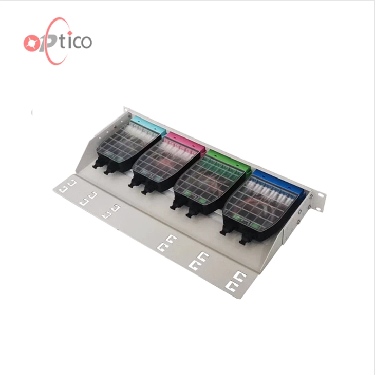 96 Cores High Density MPO Fiber Optic Patch Panel