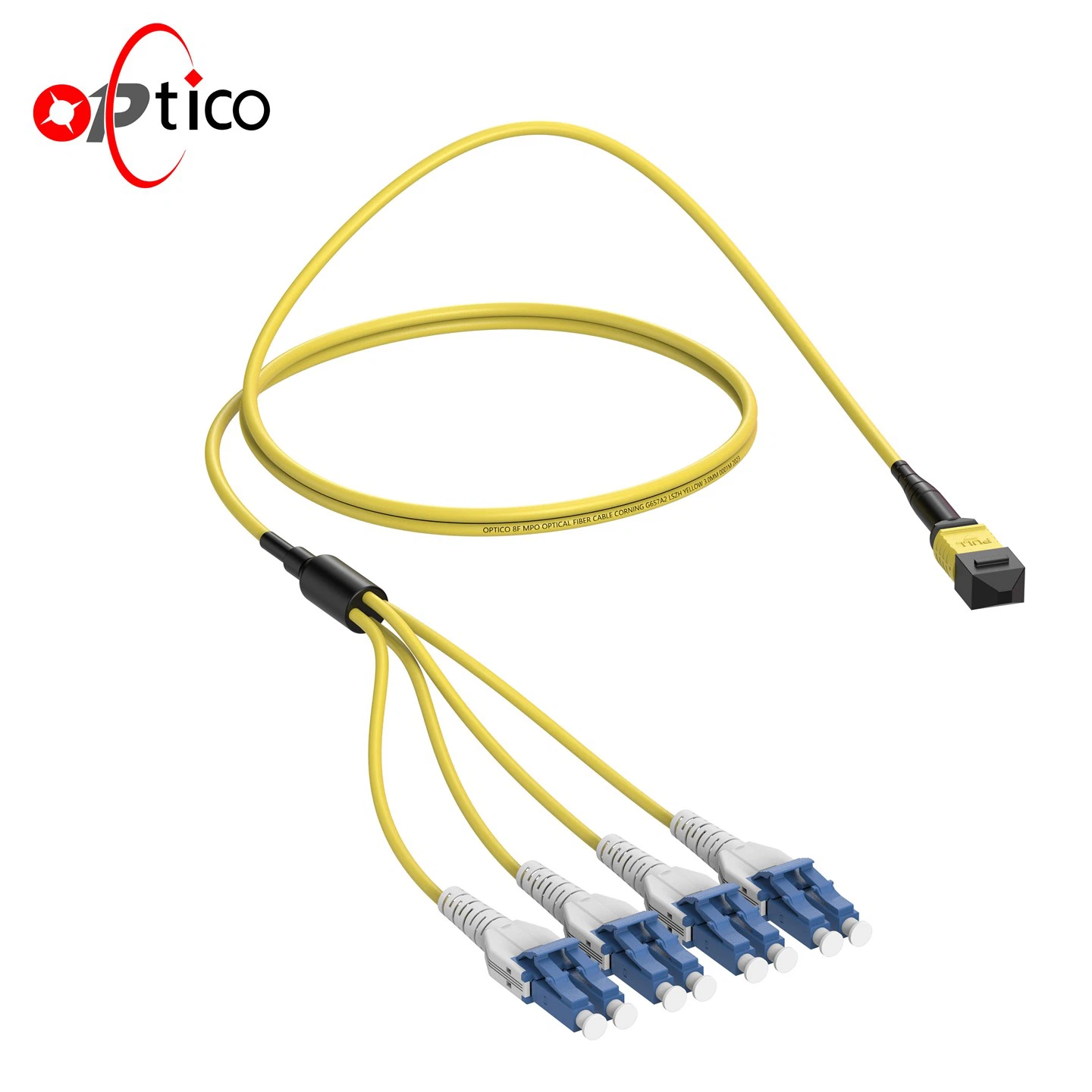 MPO đến 4LC Uniboot Breakout Cáp
